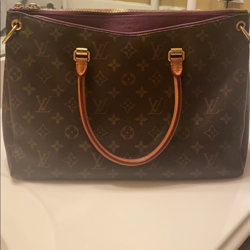 Louis Vuitton 💜PURPLE MONOGRAM CANVAS PALLAS💜 MM